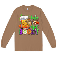 Toasted Coconut Lets Get Boozy Long Sleeve Tee - texasbilliewilder