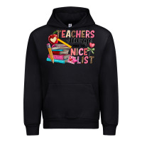 Black Teachers Always Make The Nice List Urban Hoodie - CowhideDigitalArt