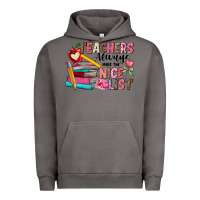Pigment Tornado Teachers Always Make The Nice List Urban Hoodie - CowhideDigitalArt