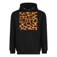 Black giraffe seamless pattern Heavyweight Hoodie - BundleAndBundleShop