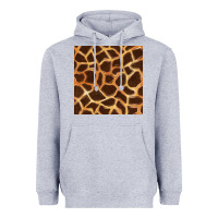 Heather Grey giraffe seamless pattern Heavyweight Hoodie - BundleAndBundleShop