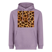 Lavender giraffe seamless pattern Heavyweight Hoodie - BundleAndBundleShop