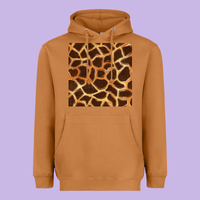 Giraffe Seamless Pattern Heavyweight Hoodie Designed By Bundleandbundleshop