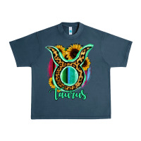 Midnight Navy Taurus Zodiac Urban Heavy Tee - Bettercallsaul