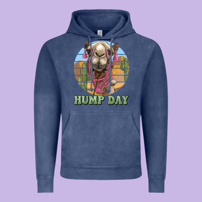 Hump Day Camel Vintage Hoodie Designed By Barkaloodesign