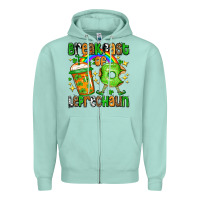 Seafoam St. Patrick's Breakfast of leprechaun Zipper Hoodie - OliviaCreatesArt