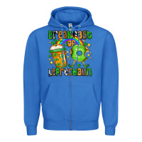 True Royal St. Patrick's Breakfast of leprechaun Zipper Hoodie - OliviaCreatesArt