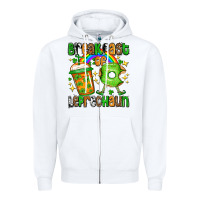 White St. Patrick's Breakfast of leprechaun Zipper Hoodie - OliviaCreatesArt