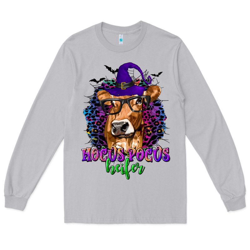 Hocus Pocus Heifer With Cow And Halloween Long Sleeve Tee by texasbilliewilder | Teevron