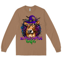 Toasted Coconut Hocus Pocus Heifer with Cow and Halloween Long Sleeve Tee - texasbilliewilder