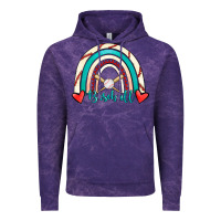 Cloud Purple Baseball Rainbow Vintage Hoodie - RanaPortraitStore