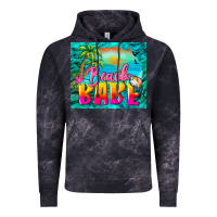 Cloud Black beach babe Vintage Hoodie - BarkalooDesign