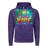 Cloud Purple beach babe Vintage Hoodie - BarkalooDesign