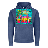 Vintage Denim beach babe Vintage Hoodie - BarkalooDesign