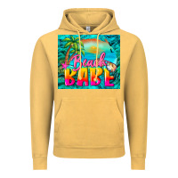 Vintage Mustard beach babe Vintage Hoodie - BarkalooDesign