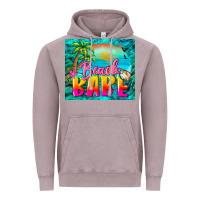 Vintage Zinc beach babe Vintage Hoodie - BarkalooDesign