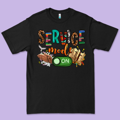 Service Mode On Woman Version Premium Tee Designed By Nancycooperartshop