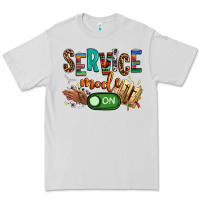 Dove Grey service mode on woman version Premium Tee - NancyCooperArtShop