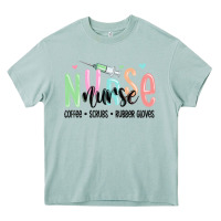Arona coffee scrubs rubber gloves nurse Heavy Core Tee - MaliasSmallBusiness