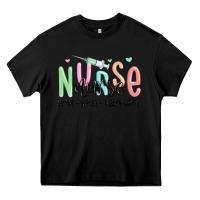 Black coffee scrubs rubber gloves nurse Heavy Core Tee - MaliasSmallBusiness