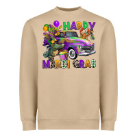 Happy Mardi Gras Truck Heavyweight Sweatshirt | Teevron