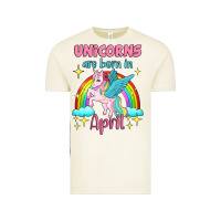 Vintage Arctic unicorns are born in april Vintage Tee - Jasminsmagicworld