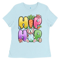 Baby Blue easter hip hop Ladies Tee - MaliasSmallBusiness