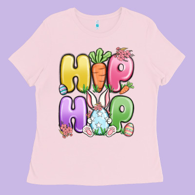 Easter Hip Hop Ladies Tee Designed By Maliassmallbusiness