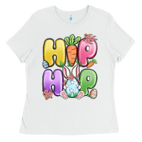 White easter hip hop Ladies Tee - MaliasSmallBusiness