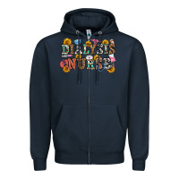 Navy dialysis nurse Zipper Hoodie - OliviaCreatesArt