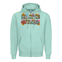 Seafoam dialysis nurse Zipper Hoodie - OliviaCreatesArt