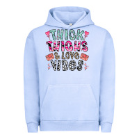 Pigment Grape Ice Thick Thighs And Love Vibes Urban Hoodie - CowhideDigitalArt