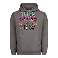 Pigment Tornado Thick Thighs And Love Vibes Urban Hoodie - CowhideDigitalArt