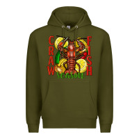 Army Green Crawfish season Premium Hoodie - FaDigitalArtStudio