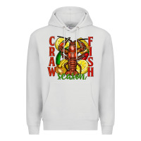 Dove Grey Crawfish season Premium Hoodie - FaDigitalArtStudio