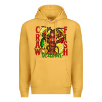Mustard Crawfish season Premium Hoodie - FaDigitalArtStudio