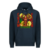 Navy Crawfish season Premium Hoodie - FaDigitalArtStudio