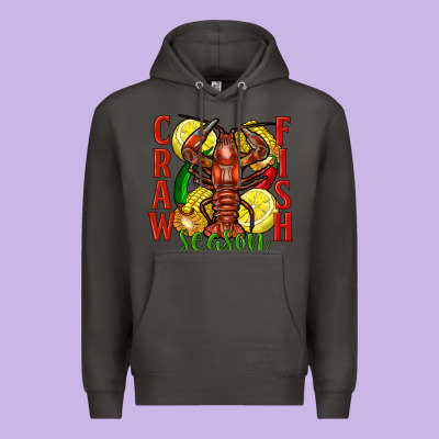 Crawfish Season Premium Hoodie Designed By Fadigitalartstudio