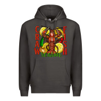 Smoke Crawfish season Premium Hoodie - FaDigitalArtStudio