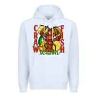 White Crawfish season Premium Hoodie - FaDigitalArtStudio