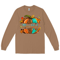 Toasted Coconut pumpkin thankful Long Sleeve Tee - NancyCooperArtShop
