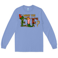 Colony Blue What The Elf Christmas Long Sleeve Tee - RanaPortraitStore