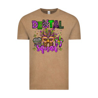 Dental Squad Mardi Gras Teeth Vintage Tee | Teevron