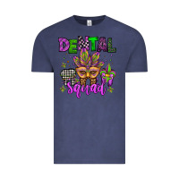 Vintage Denim dental squad mardi gras teeth Vintage Tee - Jasminsmagicworld