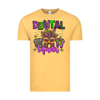 Vintage Mustard dental squad mardi gras teeth Vintage Tee - Jasminsmagicworld