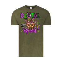 Vintage Olive dental squad mardi gras teeth Vintage Tee - Jasminsmagicworld