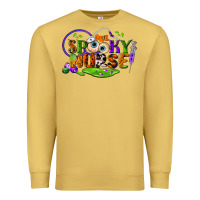 Antique Gold one spooky nurse Premium Sweatshirt - BundleAndBundleShop