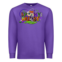 Purple one spooky nurse Premium Sweatshirt - BundleAndBundleShop