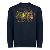 Navy i have boundary issues Heavyweight Sweatshirt - CowGirlArtShop