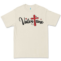 Bone valentine cross glitter Premium Tee - MaliasSmallBusiness